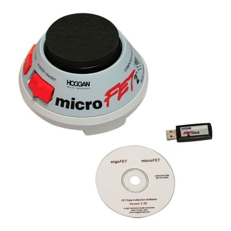 Fabrication Enterprises MicroFET2 Wireless Manual Muscle Tester with FET Data Collection Software Package 12-0381WD